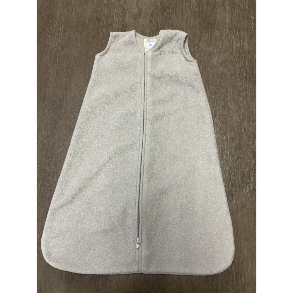 Halo Sleep Sack Baby Size 0-6 Months Zip Back Is Best Fleece Cream